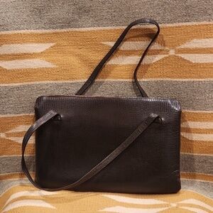 Vtg 50s Rolfs Snakeskin Snap Lock Purse